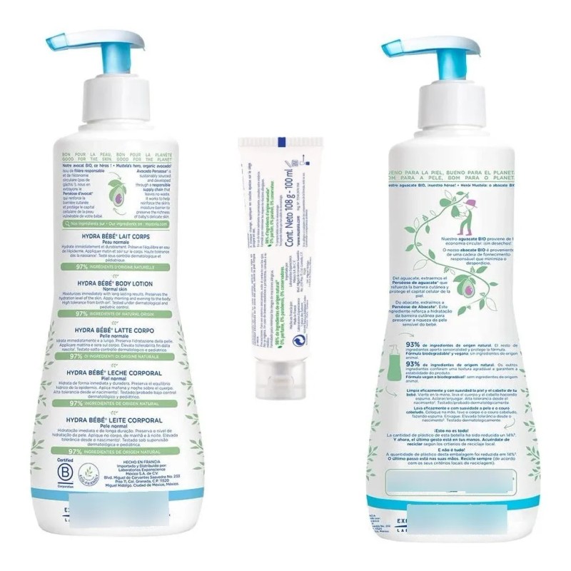 Gel De Baño Suave / Hydra / Pomada Rozaduras Mustela