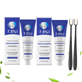 Xdealcozyxc 2 Set 7.5% Hydroxyapatite Toothpaste UK, Calcium Hydroxyapatite Toothpaste for Sensitive Teeth (2 x 120g)