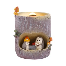 Naimo Tree Stump Scented Candle Animal Aromatherapy Candles Wood Holder Jar Candle Cute Wedding Party Home Decor Birthday Gift