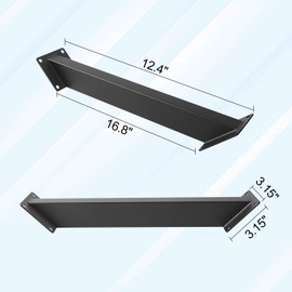 4 Pcs 45 Degree Angle Support Brackets, Pergola Kit Heavy Duty Connector for Wooden Structures Support for Gazebos, Tree Houses, Cabins and Patios