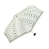 Wpc. 2714-261 Rain Umbrella, Star Scarf, Mini, Off, 19.7 inches