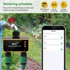 Smart WiFi Solar Irrigation Controller with Rain Sensor, Automatic Garden