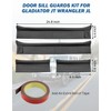 JOYTUTUS Door Sill Guards Compatible with Gladiator JT Wrangler JL