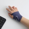 Hikys Seamless 1mm Ultra-Thin Wrist Support for Fitness, Gaming, and Office Work Support Gray 2ea