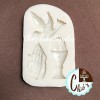 Unbranded Communion Themed Silicone Mold. Chalice and Host Silicone Mold