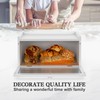 LOHASOK Bread Box for Kitchen Countertop Large Farmhouse Bread Container
