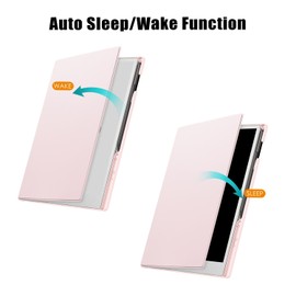 TOPCASE Slim Case Compatible with Remarkable Paper Pro 11.8 inch,for Remarkable 3 Paper Tablet Smart Cover with Auto Sleep/Wake,Pink