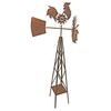 Red Carpet Studios 34265 Metal Rustic Windmill, Medium Rooster