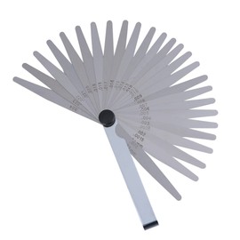 iplusmile Stainless Steel Feeler Gauge Set 26-Piece Gap Measurer and Thickness Ruler for Precision Measurement in Automotive and Home Use