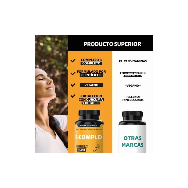 B Complex - Vitaminas Complejo B 60 Cápsulas