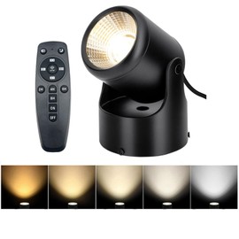 Unirence Spot Light Indoor LED Spot Uplight Warm White Floor Up Lights Spotlight Lamp 120V Spotlight Accent Lighting LED Uplight 5.9 FT Cord with Switch