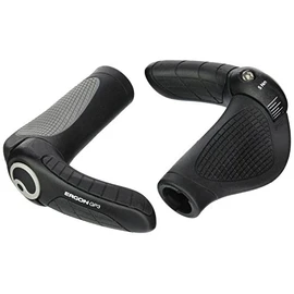 Ergon GP3-S Gripshift: Small, Black/Gray