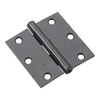 Onward Hardware - 820FBB - Box of 2 - 3 inches Mortise Butt Hinges - Black Finish