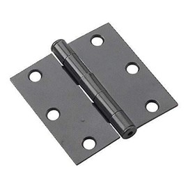 Onward Hardware - 820FBB - Box of 2 - 3 inches Mortise Butt Hinges - Black Finish