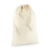 Natural Coloured Cotton Drawstring Bags in a choice of size
