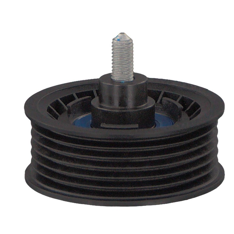 febi bilstein 33941 Idler Pulley for auxiliary belt, with screw,