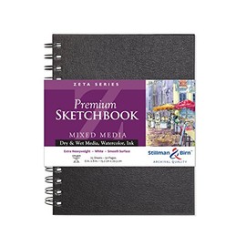 Stillman & Birn Zeta Sketchbook - 15 cm x 20.5 cm - Spiral Bound