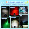 ETENWOLF L1 Rechargeable Flashlight for Kids,LED Flashlight with Fun DIY