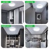 OTREN Ceiling Light LED Ceiling Light Flat IP44 Modern 6500