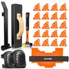 NAACOO Laminate/Vinyl Flooring Tools, Heavy Tapping Block, Heavy Pull Bar,