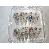  0822Cherry Blossom Swan Nail Queen Handmade Nail Tips ✨