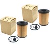 2SET Engine Oil Filter compatible with select HYUNDAI KIA models