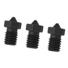 3 Pcs 3D Printer Nozzle 0.4mm M6x12.5mm High Temperature Resistance