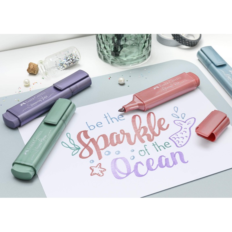 Faber-Castell 154678 – Highlighter TL 46, Metallic Violet, 1 Piece