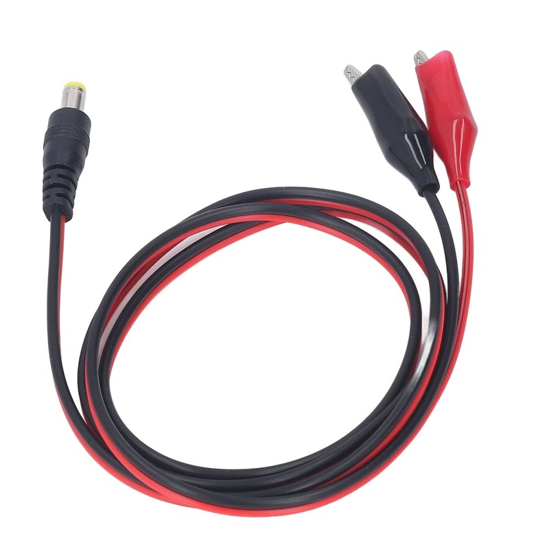 DC to Dual Test Clip Cable Copper Core Electrical Test