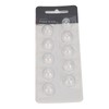 10PCS Hearing Ear Tips Higher Transparency Dual Layer Closed Comfortable