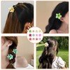 ZkateTrade Pack of 12 Flower Hair Clips Small Non-Slip Flower