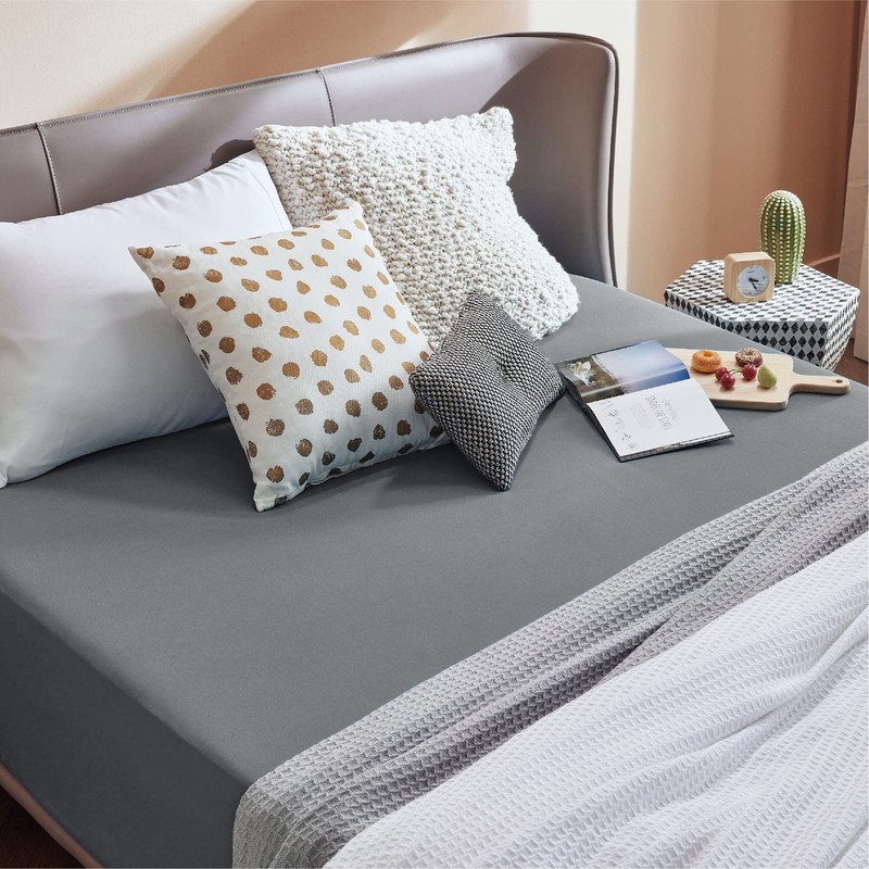 Bedsure Super King Fitted Sheet - Bed Sheets Extra Deep