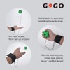 GOGO Pack of 6 Rubber Bouncy Balls with Wrist Strap