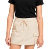 AEROPOSTALE Girls Twill Cargo Scooter Skirt - Stylish Pleated Skort