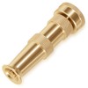 Brass Adjustable Spray Nozzle with Powerful Water Stream for Garden