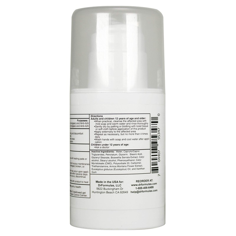 DrFormulas H Cream | Natural Herbal Formula for Extra Strength