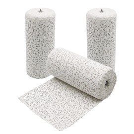 Modroc Plaster Bandages of Paris 15 cm x 4.6 m White Paper Mache Bandages for Crafts Imprint Bandages Pack of 3