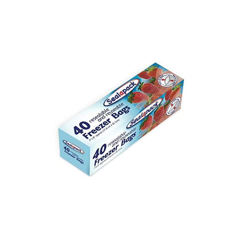 Freezer Bags 40pk 178 x 203mm