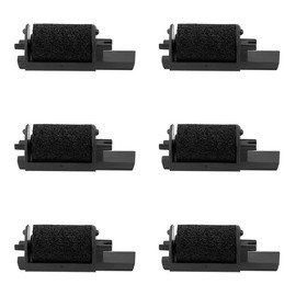 WANGCL 6 Pack Ribbon Ink Roller Compatible with IR-40 Cash Register Calculator Printer Sharp XE-A101 XE-A102 XE-A106 XE-A110 and XE-A120