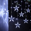 BLOOMWIN Light curtain star light chain curtain, USB 8 modes,