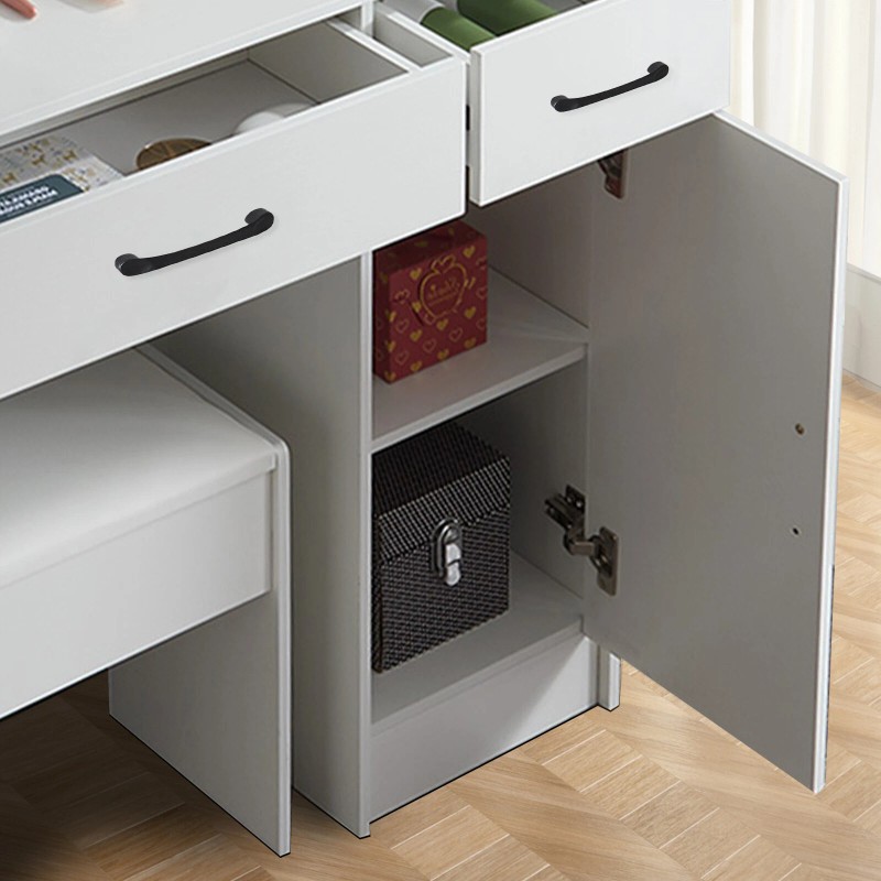 Yamissi Large Makeup Vanity Table Set with 10 LED Mirror