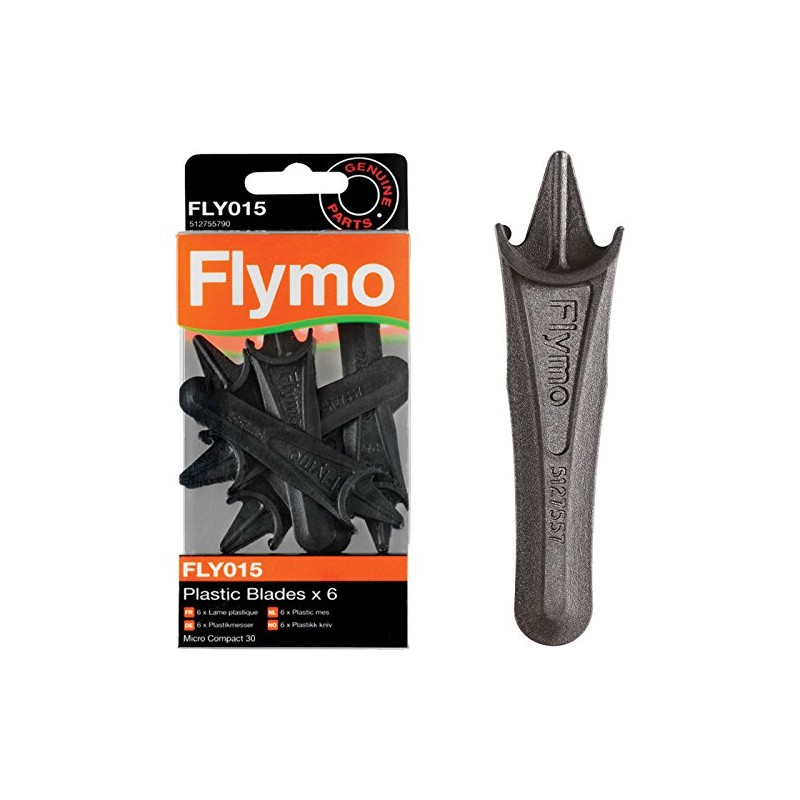 Flymo FLY015 Plastic Lawnmower Blades to Suit Micro Compact 30