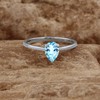 TISHAVI Minimalist Garnet Amethyst Citrine Peridot Blue Topaz 925 Sterling