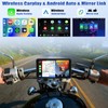 CAMECHO 6 Inch Wireless Motorcycle Carplay Android Car, IP68 Waterproof