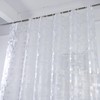 Vosign Short Clear Shower Curtain Liner 60 Inch Long, Waterproof