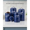 Hillbond Kitchen Canister Sets for Countertop Food Storage Containers Stainless