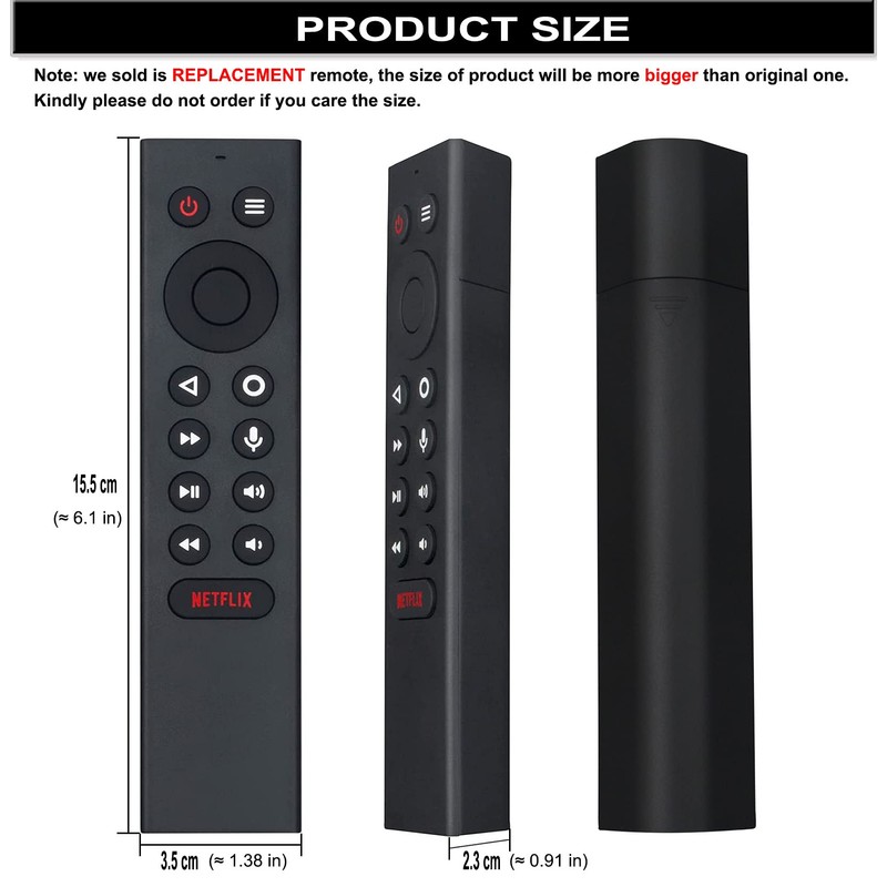 New P3700 Voice Command Remote Replacement for NVIDIA Shield Android