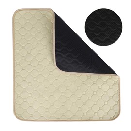 Waterproof Seat Pad Absorbent Incontinence Pad Washable Reusable Seat Protector Pad Four Layers Healthcare Chair Pad Non-Slip Under Pad for Men Women Baby Senior and Pet,22"X21"
