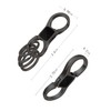 Idakekiy Key Chain Quick Release Spring with 4 Key Rings