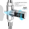 LED Display Celsius Home Water Shower Thermometer Flow Water Temperature